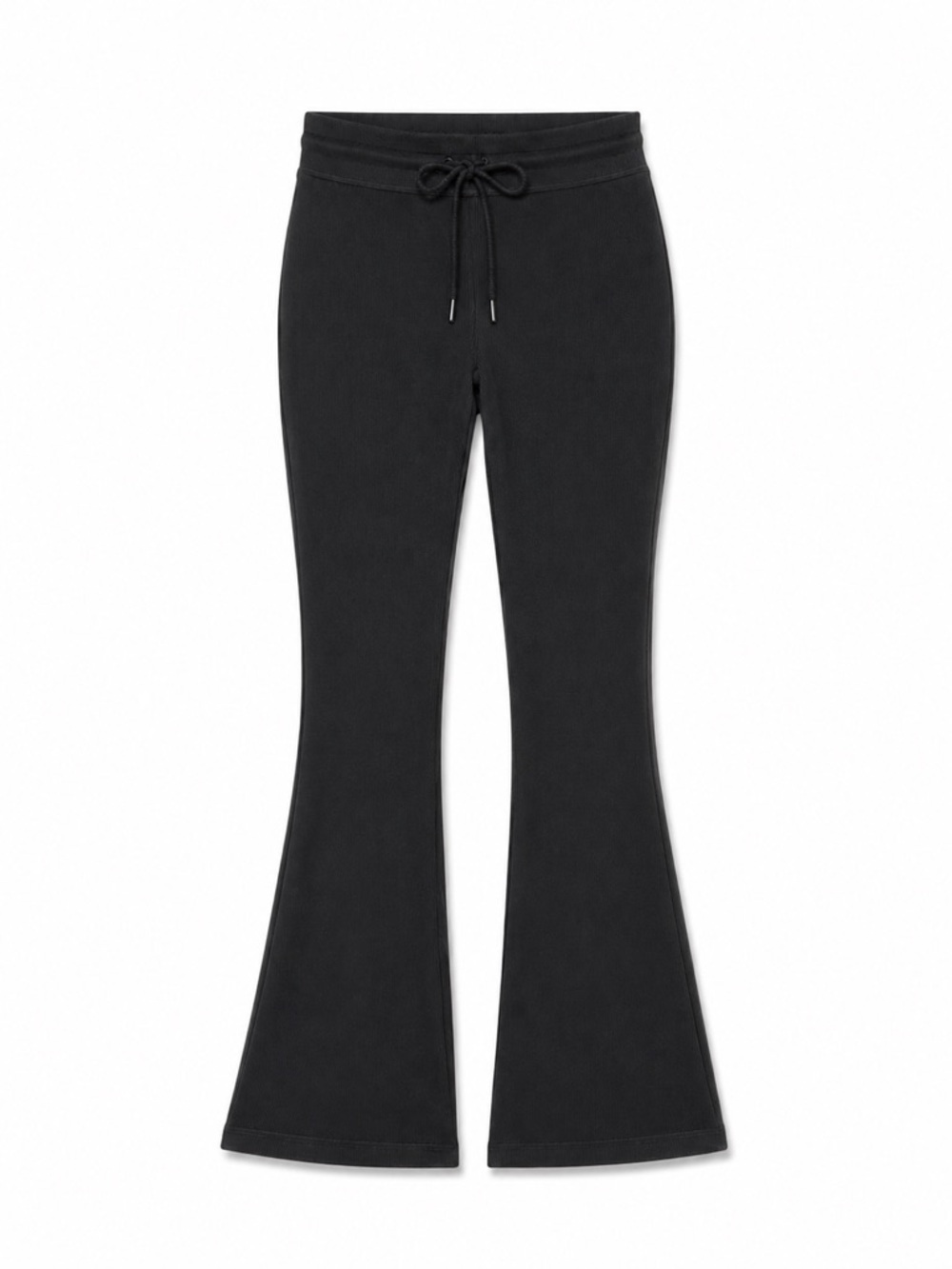 Aritzia Sunday Best Black Baby Waffle Pant, Size XS